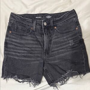 Old Navy Women's Size 4 Black Denim Shorts